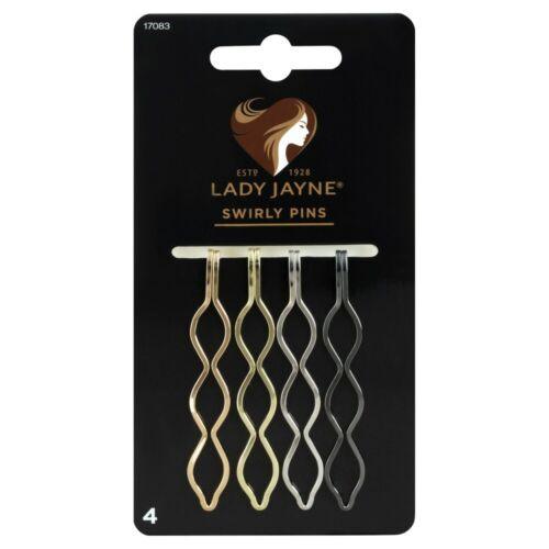 Lady Jayne Metallic Swirly Slides 4 Pack - OhYouLuckyDuck.com.au
