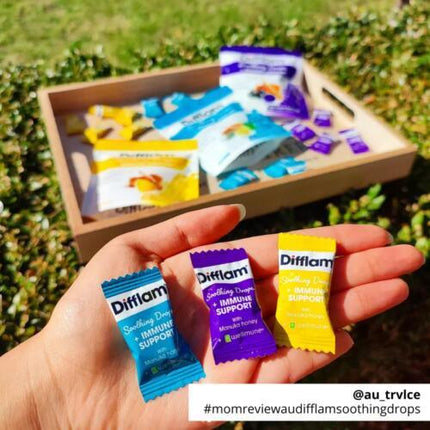 Difflam Soothing Drops + Immune Support Black Elderberry 20 Drops - OhYouLuckyDuck.com.au
