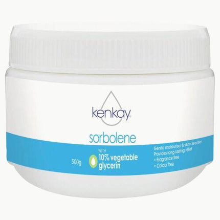 Kenkay Sorbolene & Glycerine 10% Jar 500G - OhYouLuckyDuck.com.au