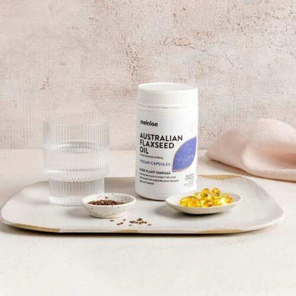 Melrose Organic Flaxseed Vegan 500mg 240 Capsules - OhYouLuckyDuck.com.au