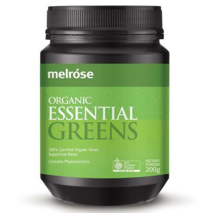 Melrose Organic Essentials Greens 200g - OhYouLuckyDuck.com.au
