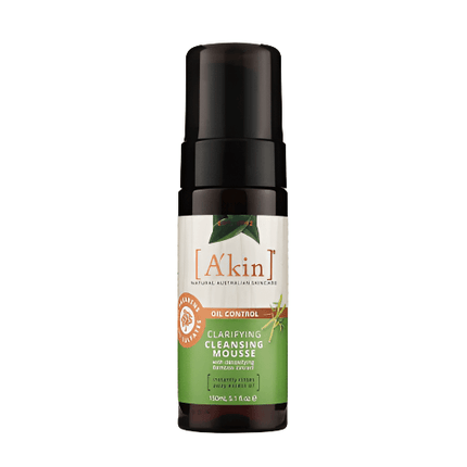 A'Kin Oil Control Clarifying Cleansing Mousse 150mL - OhYouLuckyDuck.com.au