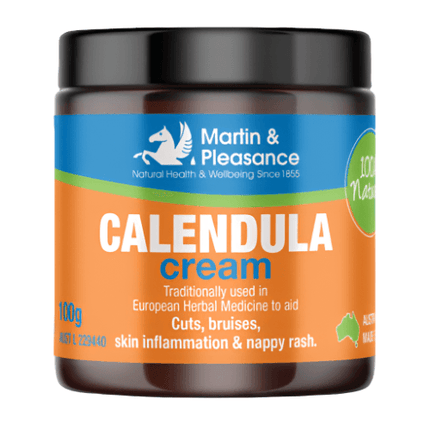 Martin & Pleasance Calendula Herbal Cream Jar 100g - OhYouLuckyDuck.com.au