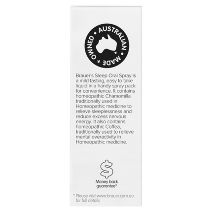 Brauer Sleep Oral Spray 20ML - OhYouLuckyDuck.com.au