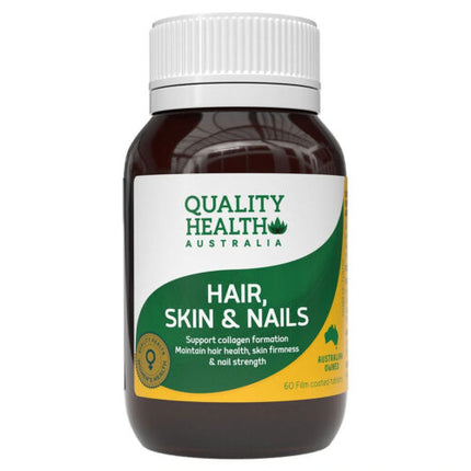 Quality Health Hair Skin & Nails 60 Tablets - OhYouLuckyDuck.com.au
