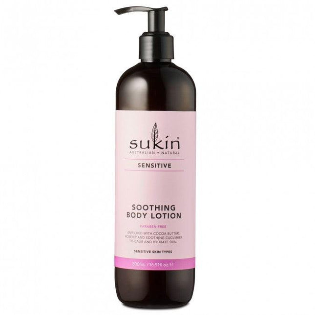 Sukin Sensitive Soothing Body Lotion 500ML - OhYouLuckyDuck.com.au
