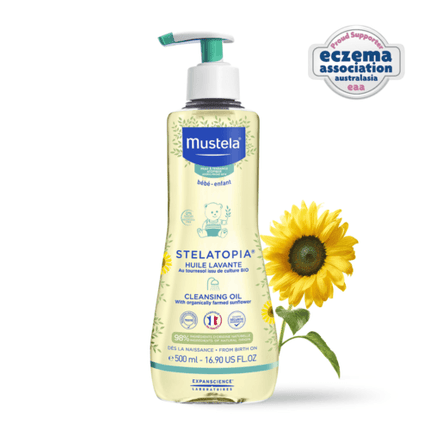 Mustela Stelatopia Cleansing Oil 500ml - OhYouLuckyDuck.com.au