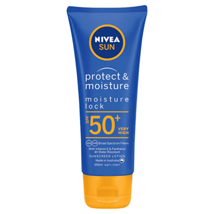 Nivea Sun Protect & Moisture Spf50+ 100ML - OhYouLuckyDuck.com.au