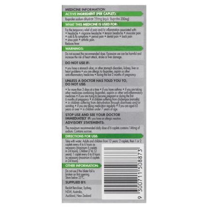 Nurofen Zavance 48 Caplets - OhYouLuckyDuck.com.au