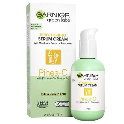 Garnier Green Labs Brightening Serum Cream Pinea-c 72ml - OhYouLuckyDuck.com.au
