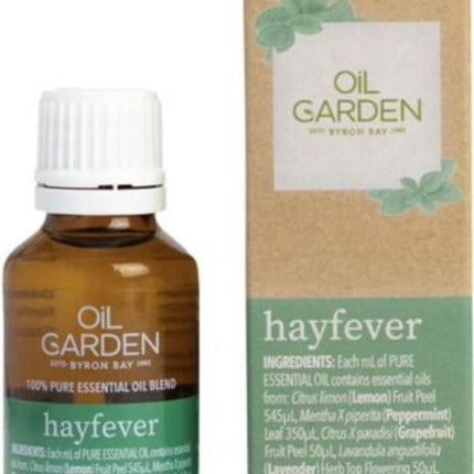 Oil Garden Essential Oil Blend Hayfever 25ml - OhYouLuckyDuck.com.au