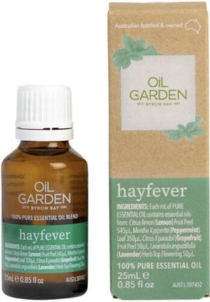 Oil Garden Essential Oil Blend Hayfever 25ml - OhYouLuckyDuck.com.au