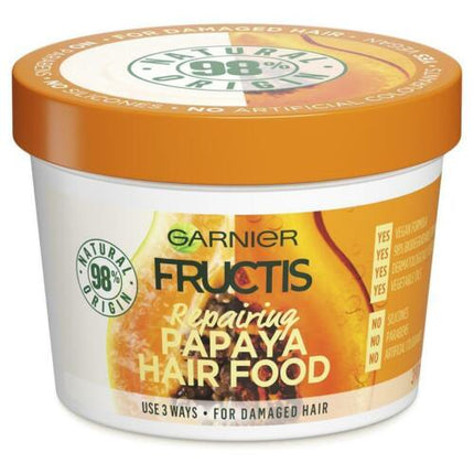 Garnier Fructis Hair Food Repairing Papaya 390ml for Damaged Hair - OhYouLuckyDuck.com.au