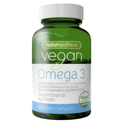 Naturopathica Vegan Omega Caps 60 - OhYouLuckyDuck.com.au