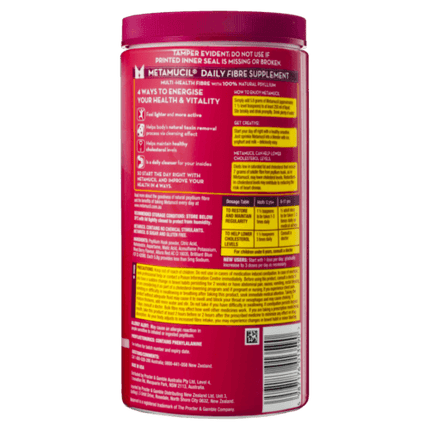 METAMUCIL FIBRE POWDER WILD BERRY SMOOTH 673G - OhYouLuckyDuck.com.au