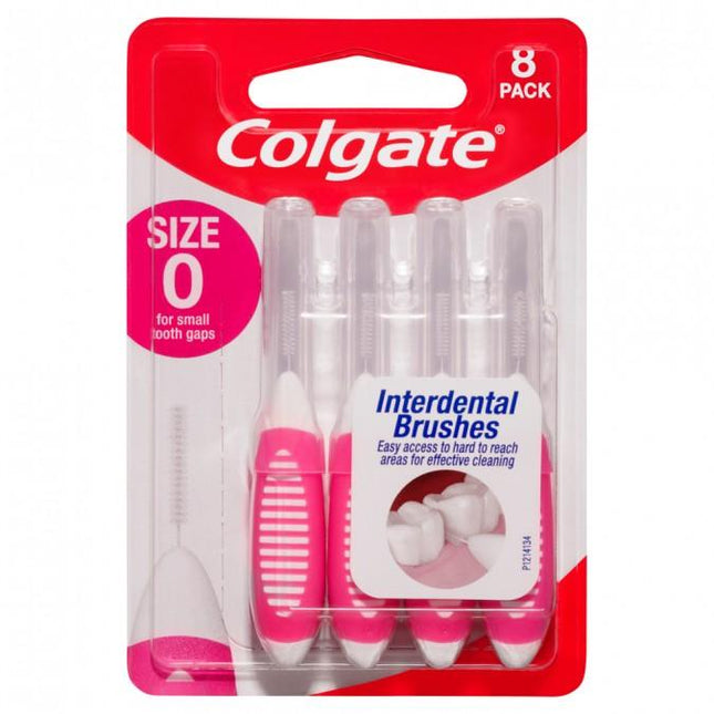 Colgate Interdental Brushes Size 0 8 Pack - OhYouLuckyDuck.com.au