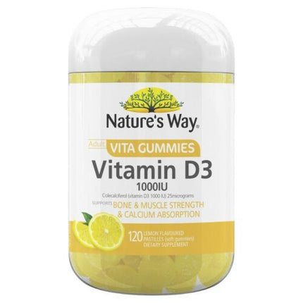 Nature's Way Adult Vita Gummies Vitamin D 120 - OhYouLuckyDuck.com.au