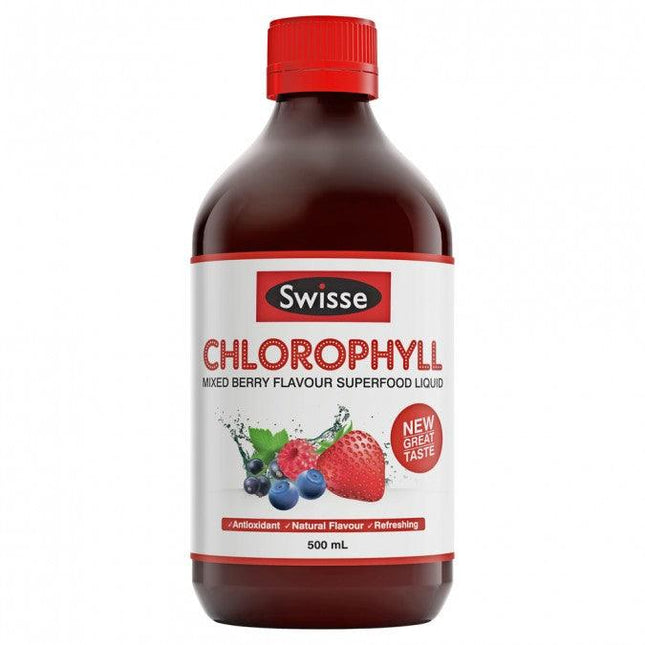 Swisse Ultiboost Chlorophyll Mixed Berry 500mL - OhYouLuckyDuck.com.au