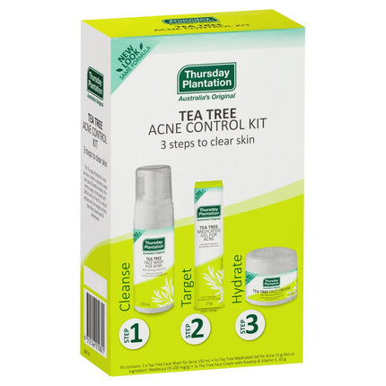 Thursday Plantation Tea Tree Clear Skin and Acne Control Pack - OhYouLuckyDuck.com.au