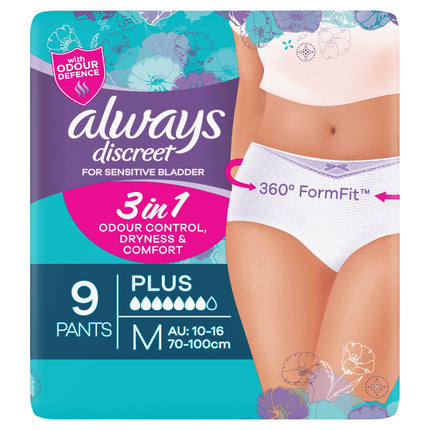 Always Discreet Underwear Plus Medium 9