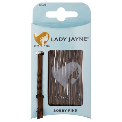 Lady Jayne Large Brown Bobby Pins 25 Pack - OhYouLuckyDuck.com.au