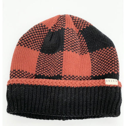 Woolgoolga Baby Boys Wool Beanie Red Size S