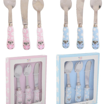 Baby Koala Cutlery Set 3pc