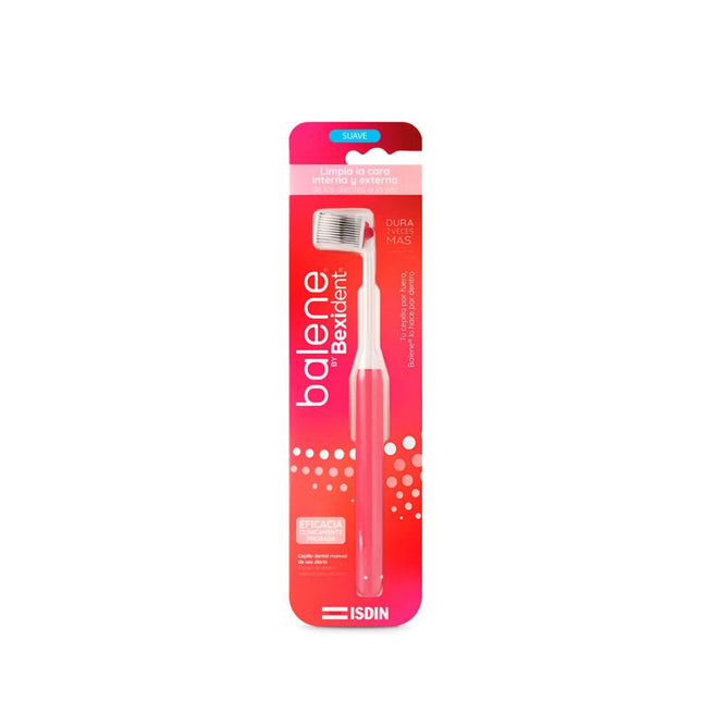 Balene Soft Toothbrush in Coral for Comprehensive Oral Hygiene
