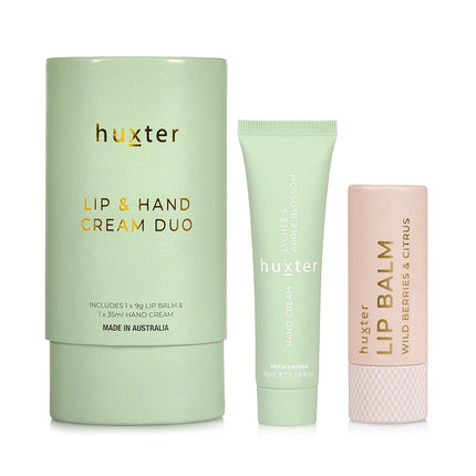 Huxter Lip & Handcream Duo Lychee & Apple Blossom