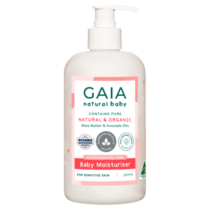 Gaia Natural Baby Moisturiser 500mL - OhYouLuckyDuck.com.au