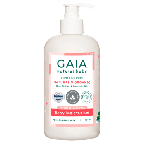 Gaia Natural Baby Moisturiser 500mL - OhYouLuckyDuck.com.au