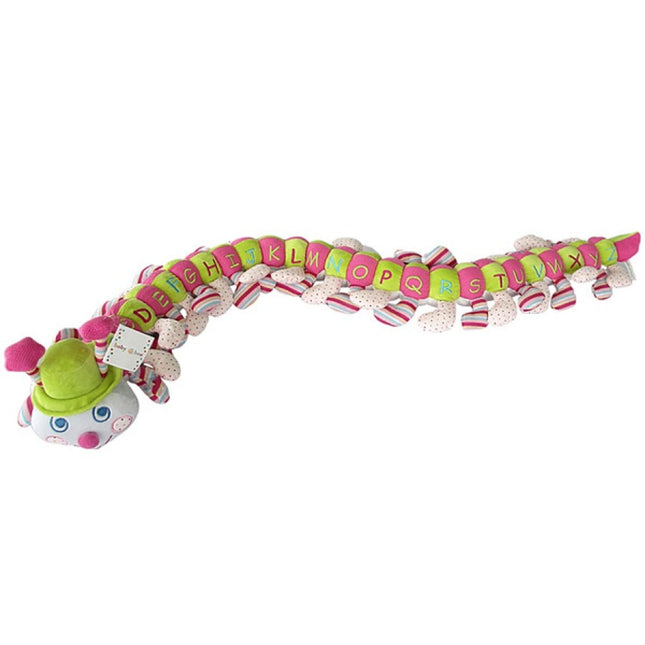 Baby Boo Caterpillar Pink And Lime Green Alphabet