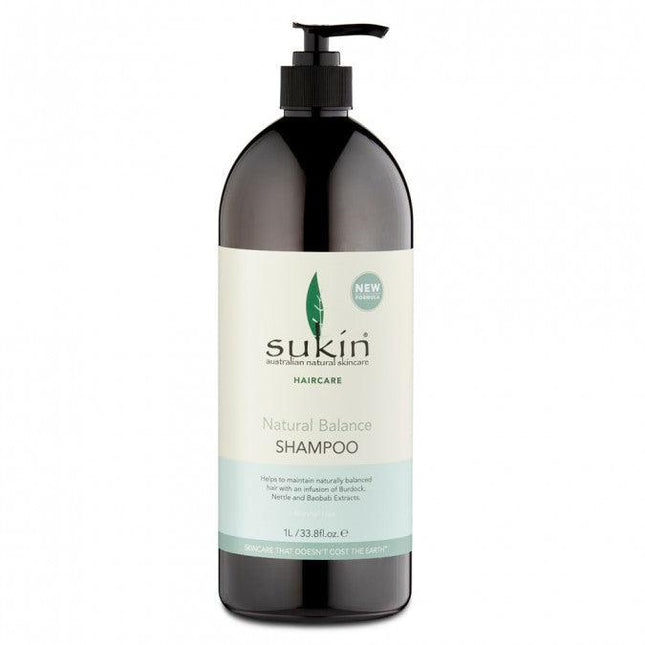 Sukin Natural Balance Shampoo 1L - OhYouLuckyDuck.com.au