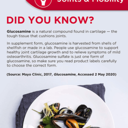 Natures Own Glucosamine Sulfate & Chondroitin Advanced 180 Tablets - OhYouLuckyDuck.com.au