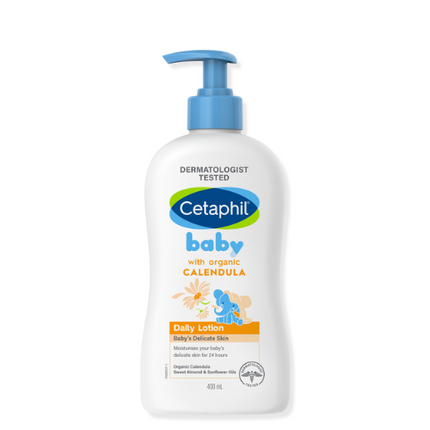 Cetaphil Baby Calendula Daily Lotion 400ML - OhYouLuckyDuck.com.au