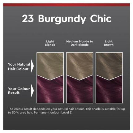 Schwarzkopf Brilliance 23 Burgundy Chic New - OhYouLuckyDuck.com.au
