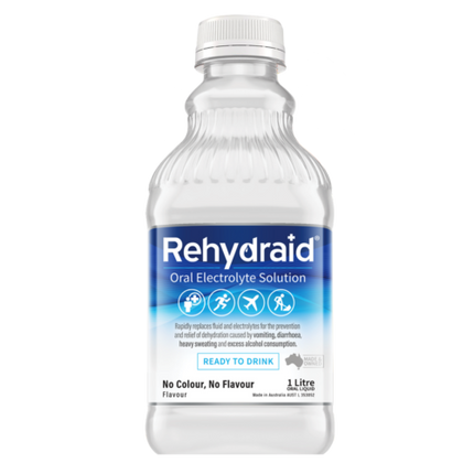 Rehydraid Oral Electrolyte Drink No Flavour No Colour 1L - OhYouLuckyDuck.com.au