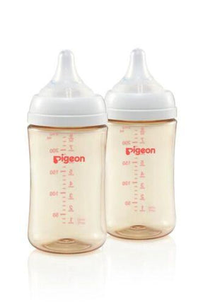 Pigeon SofTouch III Twin Pack PPSU Bottles - 240ml - OhYouLuckyDuck.com.au