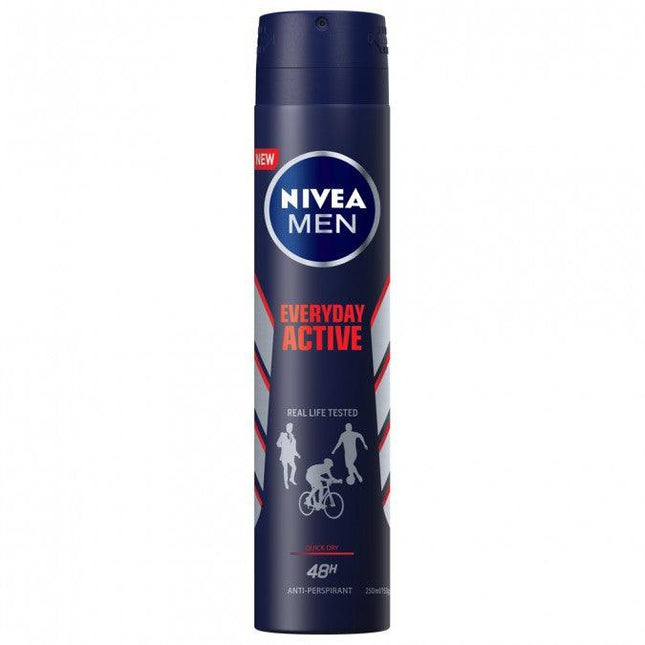 Nivea Men Anti-Perspirant Active 250ML - OhYouLuckyDuck.com.au