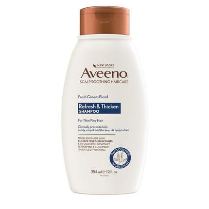 Aveeno Fresh Greens Blend Shampoo 354mL - OhYouLuckyDuck.com.au