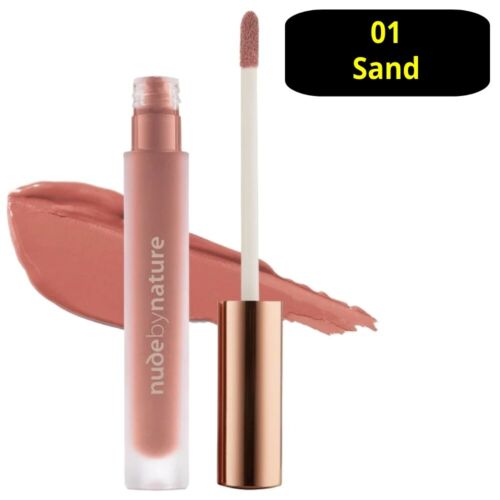 Nude By Nature Satin Liquid Lipstick Sand - OhYouLuckyDuck.com.au
