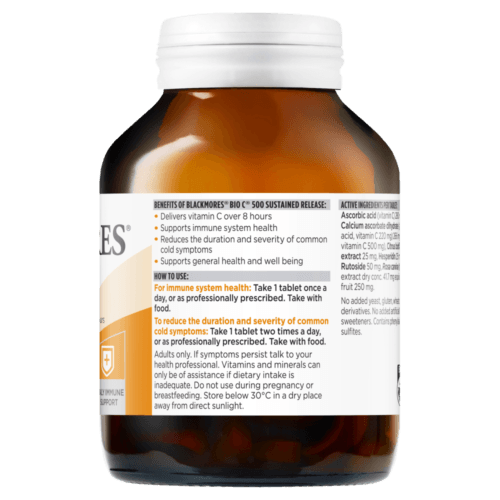 Blackmores Bio C 500 Sustained Release 200 Tablets - OhYouLuckyDuck.com.au