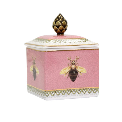 Trinket Box Bee Rose Jewelry