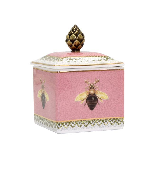 Trinket Box Bee Rose Jewelry