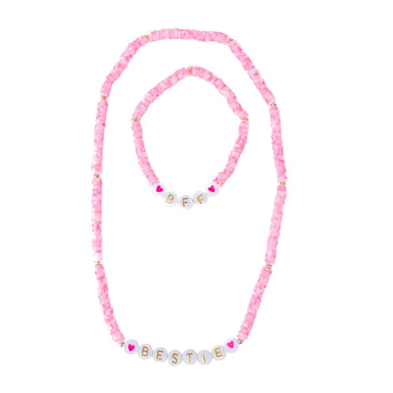 Great Pretenders Bestie Necklace and Bracelet Set