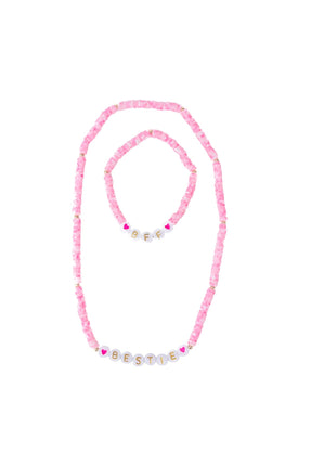 Great Pretenders Bestie Necklace and Bracelet Set