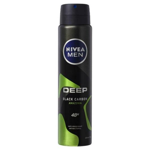 Nivea Men Deep Amazonia Aerosol Deodorant 250ml - OhYouLuckyDuck.com.au