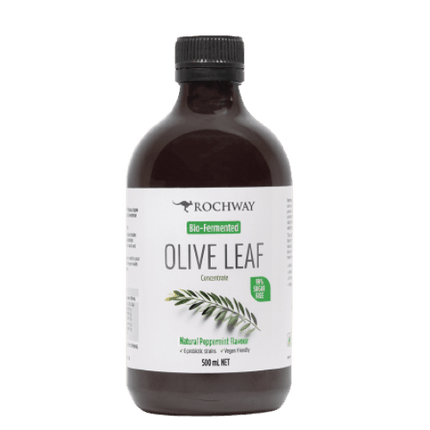 Rochway Olive Leaf Extract Peppermint 500ML - OhYouLuckyDuck.com.au