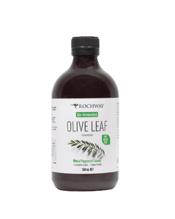 Rochway Olive Leaf Extract Peppermint 500ML - OhYouLuckyDuck.com.au
