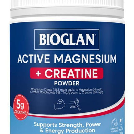 Bioglan Active Magnesium with Creatine Powder 300G